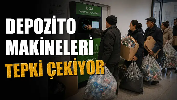 Depozito Makineleri Tepki Çekiyor