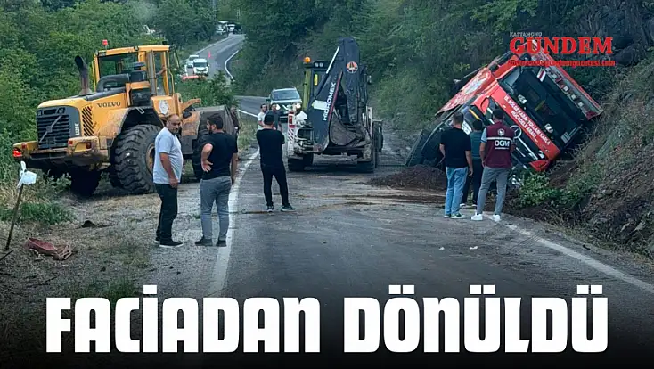 Doğanyurt Yolunda Faciadan Dönüldü