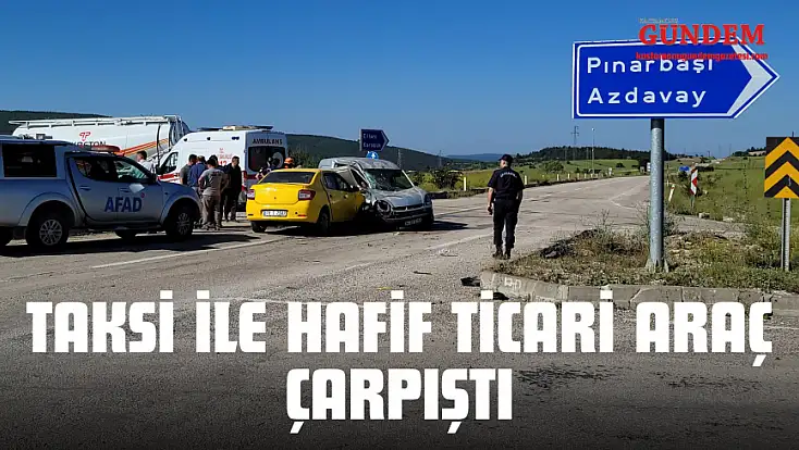 Eflani-Pınarbaşı Kara Yolundaki Kazada 4 Kişi Yaralandı