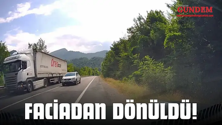 Faciadan Dönüldü! O Anlar Araç Kamerasına Yansıdı