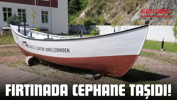 Fırtınada Cephane Taşıdı! O Kayık İnebolu’da Sergileniyor