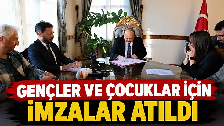 Gençler Ve Çocuklar İçin İmzalar Atıldı