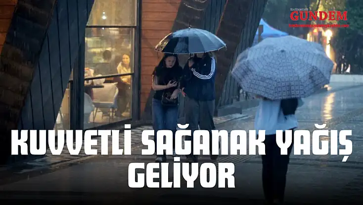 Gök Gürültülü Sağanak Uyarısı Yapıldı