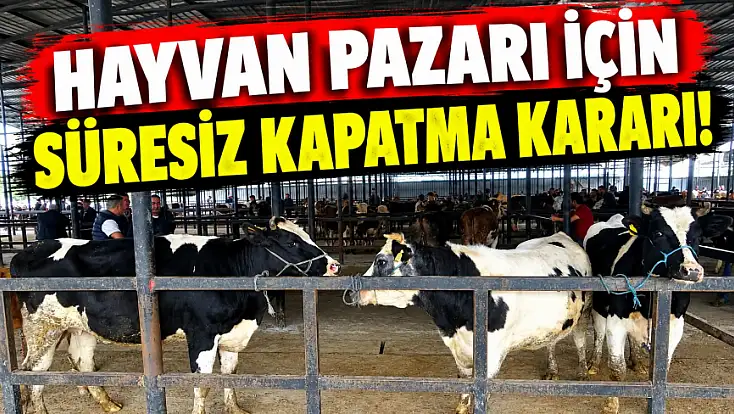 Hayvan Pazarı İçin Süresiz Kapatma Kararı!