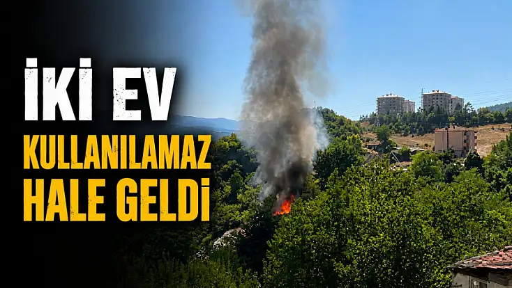 İki Ev Kullanılamaz Hale Geldi