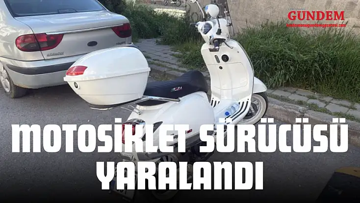 Kaldırıma Çarpan Motosikletin Sürücüsü Yaralandı