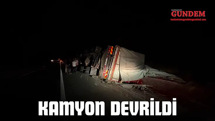 Kamyon Devrildi