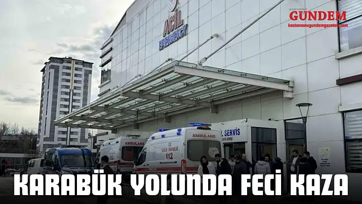 Karabük Yolunda Feci Kaza