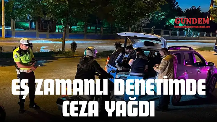Kastamonu’da Eş Zamanlı Denetim: Ceza Yağdı