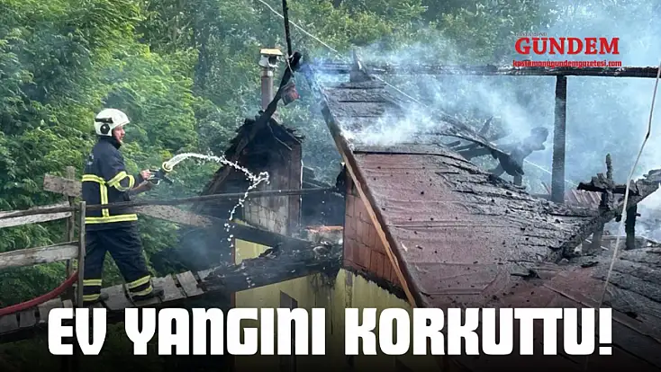 Kastamonu’da Ev Yangını Korkuttu!