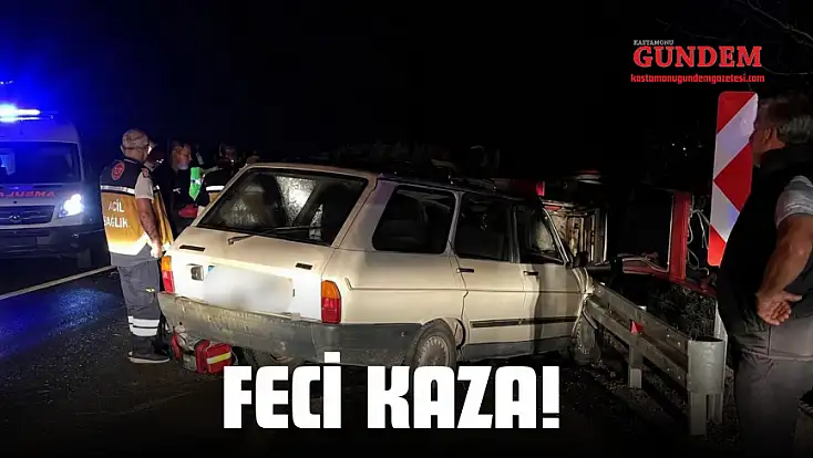 Kastamonu'da Feci Kaza!