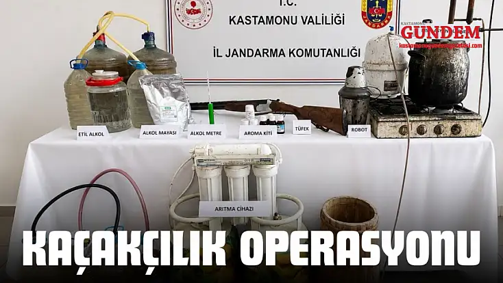 Kastamonu’da Kaçakçılık Operasyonu