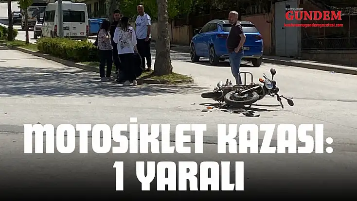 Kastamonu'da Motosiklet Kazası: 1 Yaralı