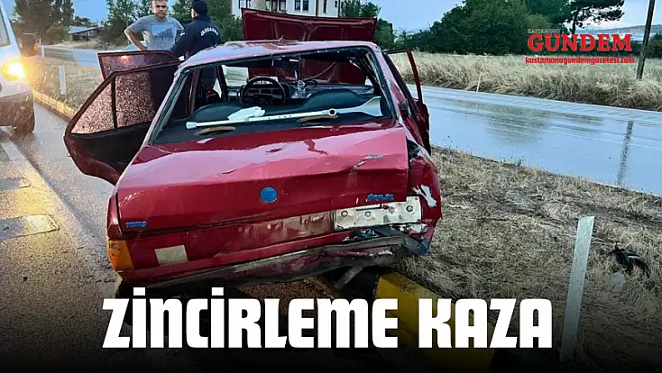 Kastamonu'da Zincirleme Kaza