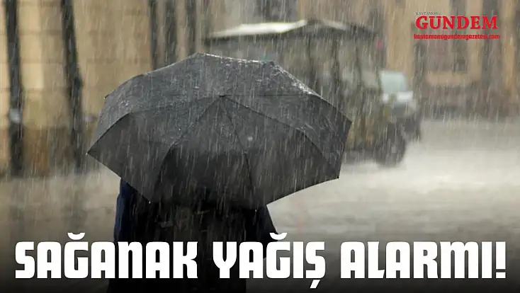 Sağanak Yağış Alarmı!
