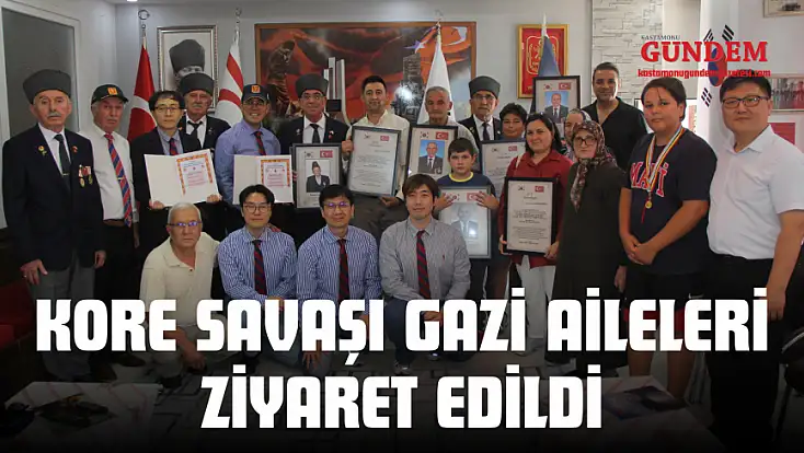 Kore Savaşı Gazi Aileleri Ziyaret Edildi