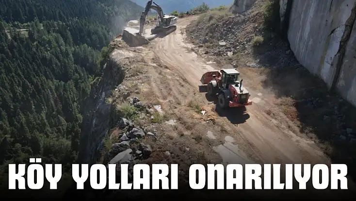Köy Yolları Onarılıyor