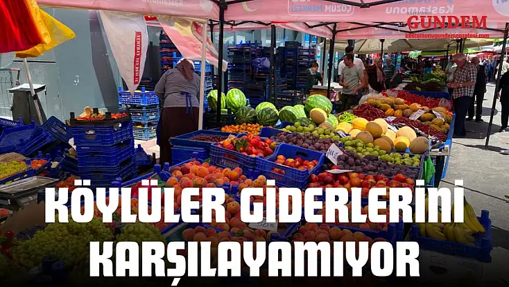 Köylüler Giderlerini Karşılayamıyor