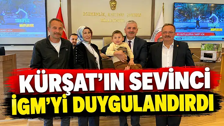 Kürşat’ın Sevinci İGM’yi Duygulandırdı