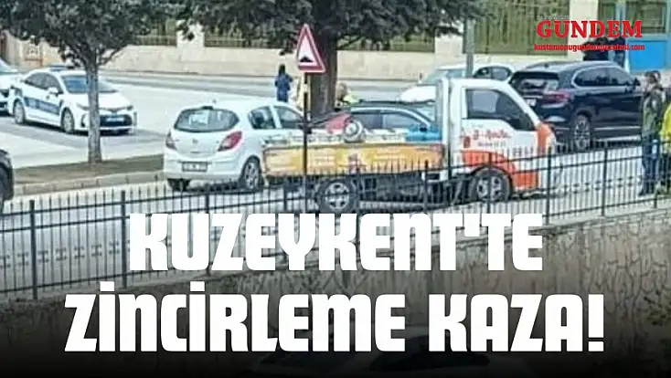 Kuzeykent'te Zincirleme Kaza!