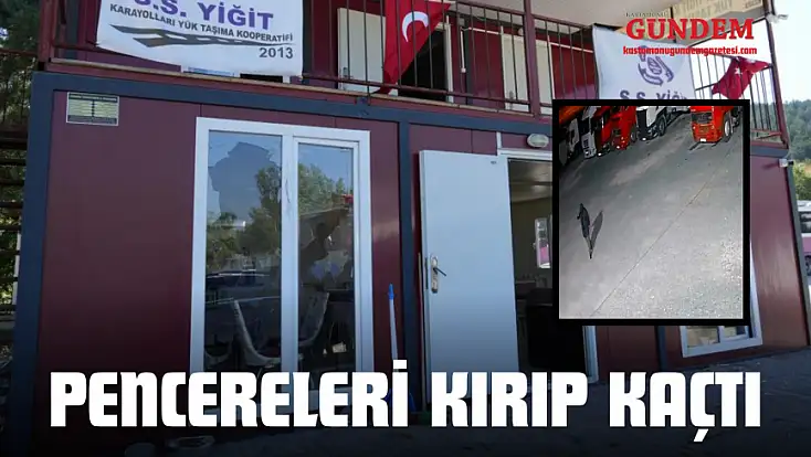 Maskeli Saldırgan Pencereleri Kırıp Kaçtı