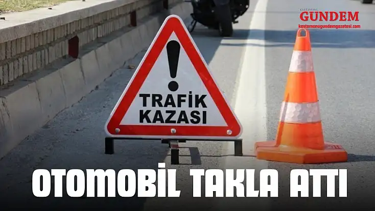 Otomobil Takla Attı: 1 Yaralı