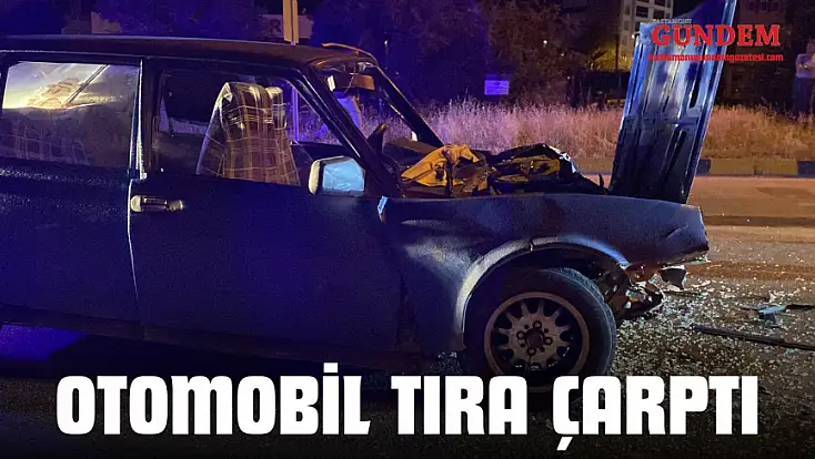 Otomobil Tıra Çarptı: 5 Yaralı