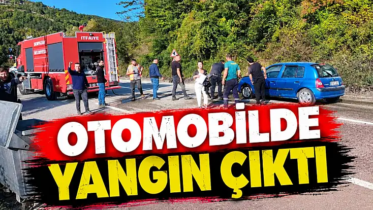 Otomobilde Yangın Çıktı