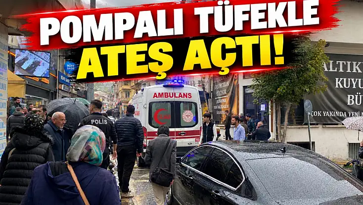 Pompalı Tüfekle Ateş Açtı!