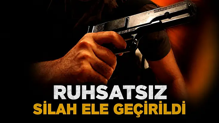 Ruhsatsız Silah Ele Geçirildi!