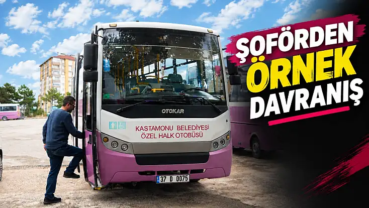 Şoförden Örnek Davranış