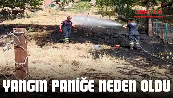 Taşköprü'de Yangın Çıktı