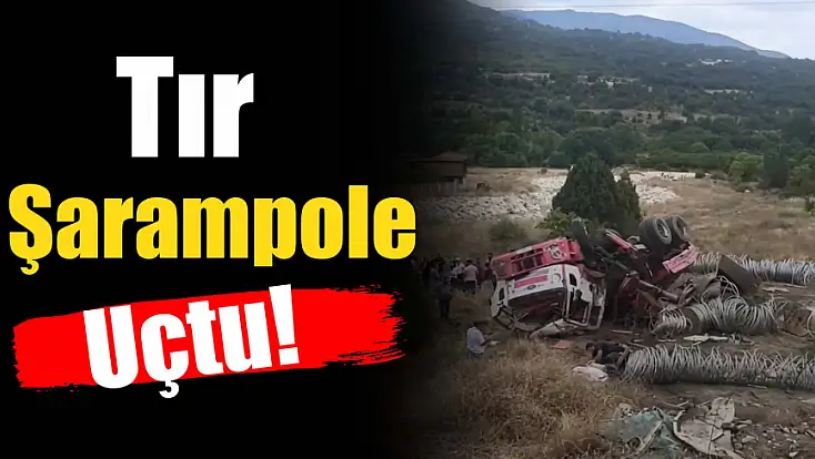 Tır Şarampole Uçtu!