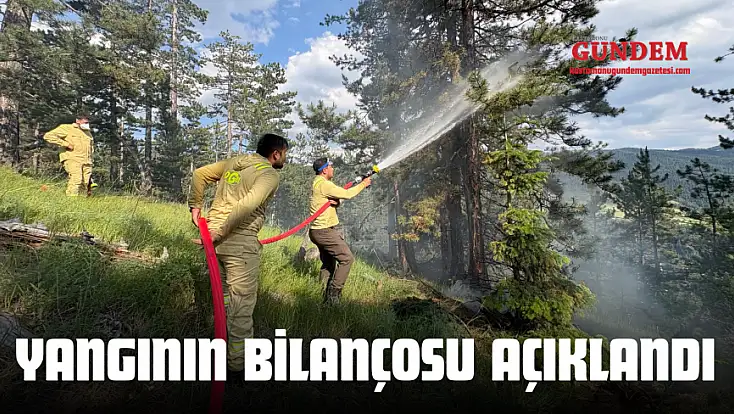 Yangının Bilançosu Açıklandı