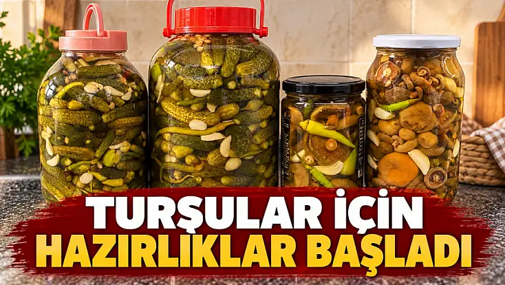 Turşular İçin Hazırlıklar Başladı