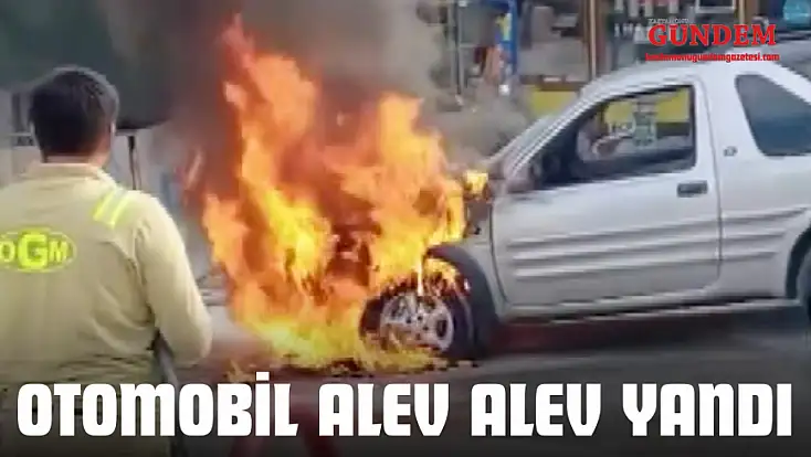 Yıllarca Para Biriktirdi, Satın Aldığı Araç Alev Alev Yandı
