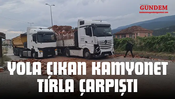 Yola Çıkan Kamyonet Tırla Çarpıştı