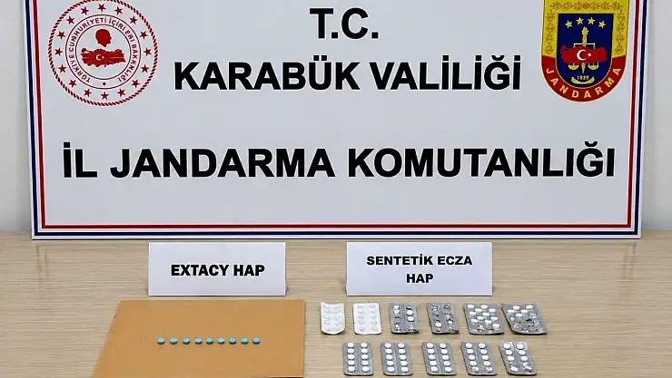 Karabük'te 241 uyuşturucu hap ele geçti