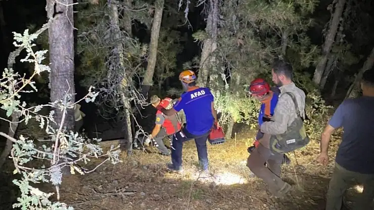 Motosiklet Dere Yatağına Uçtu