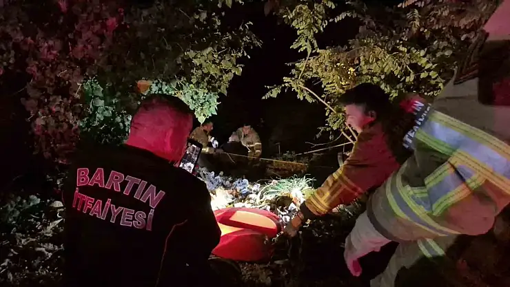 Irmak Yatağına Düşen Şahıs Kurtarıldı