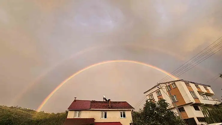 Sinop Türkeli'de gökkuşağı güzelliği