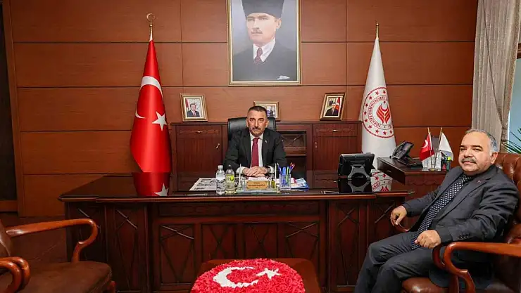 Vali Hacıbektaşoğlu, İl Müftüsü Demir'i kabul etti
