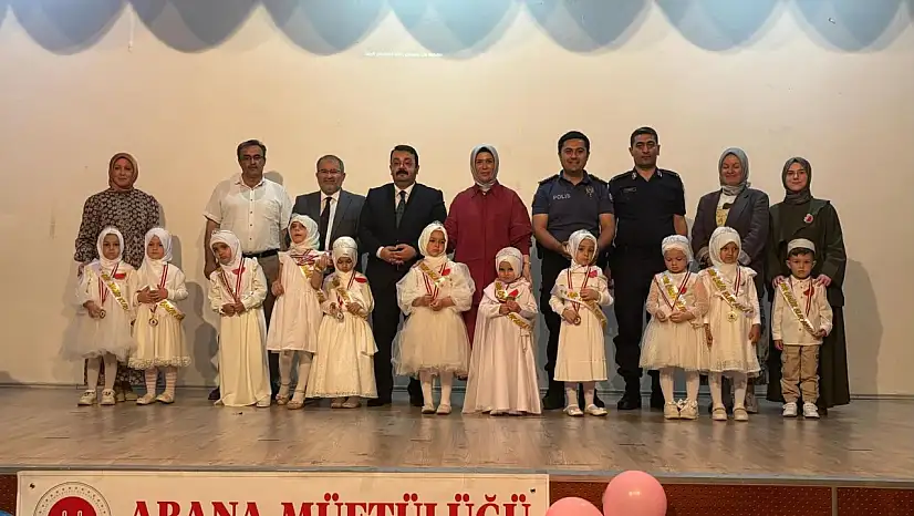 4-6 Yaş Kur'an Kursu Mezuniyet Programı Düzenlendi