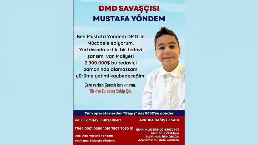 8 Yaşındaki Mustafa'nın Tedavisi İçin Destek Bekleniyor