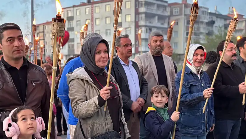 Abana'da Fener Alayı Gerçekleştirildi