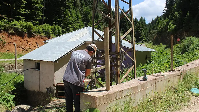 Ağlı'da Su Depolarının Elektrik Altyapısı Yenilendi