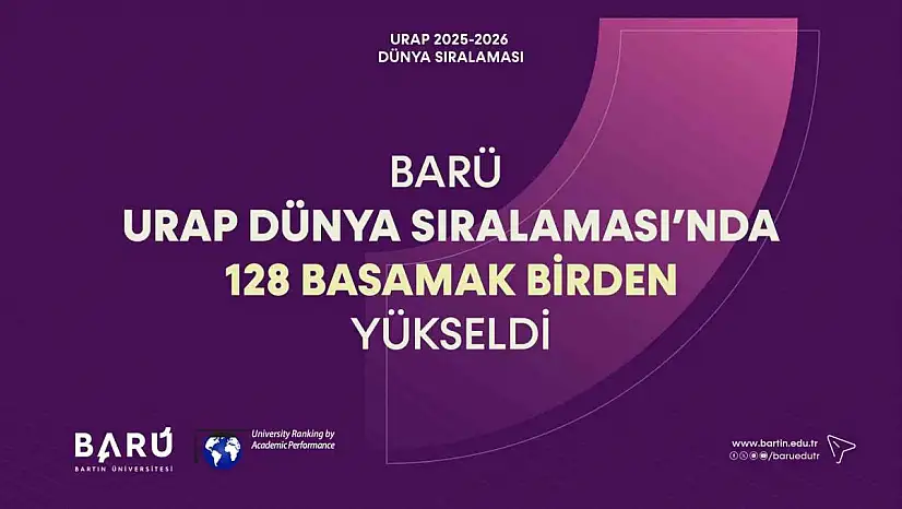 BARÜ URAP Dünya Sıralaması'nda 128 basamak birden yükseldi
