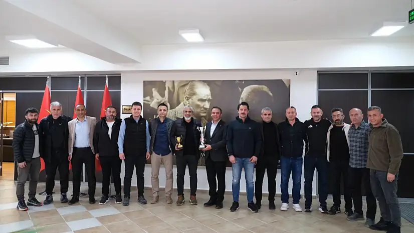 Başkan Hasan Baltacı, Şampiyon Takımı Ağırladı