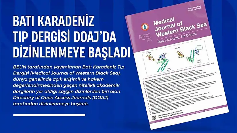 Batı Karadeniz Tıp Dergisi DOAJ'da dizinlenmeye başladı