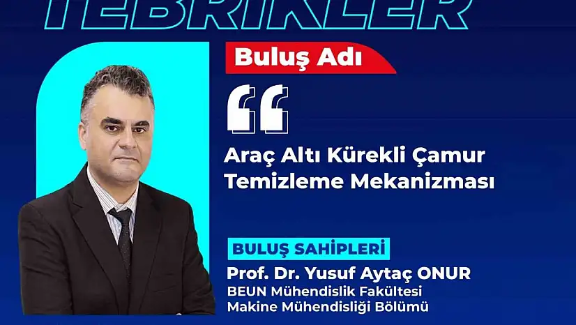 BEUN Mühendislik Fakültesinde geliştirilen yenilikçi buluş patent almaya hak kazandı